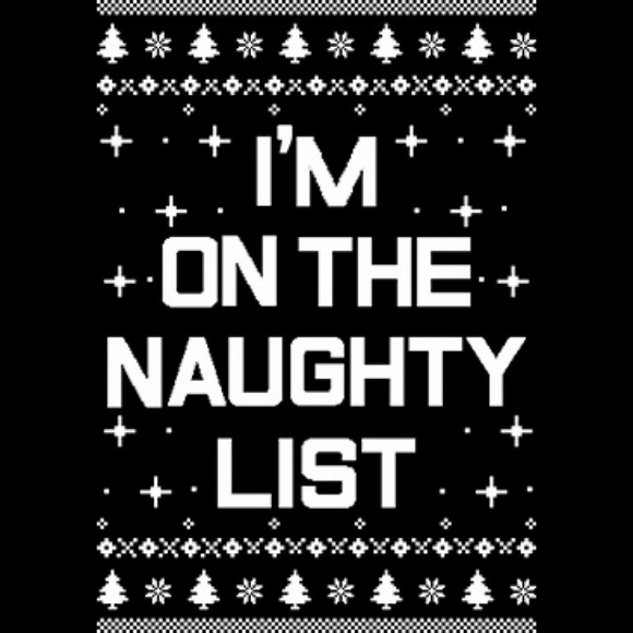 Bella Canva I'm On The Naughty List T-Shirt - Picture 2 of 2
